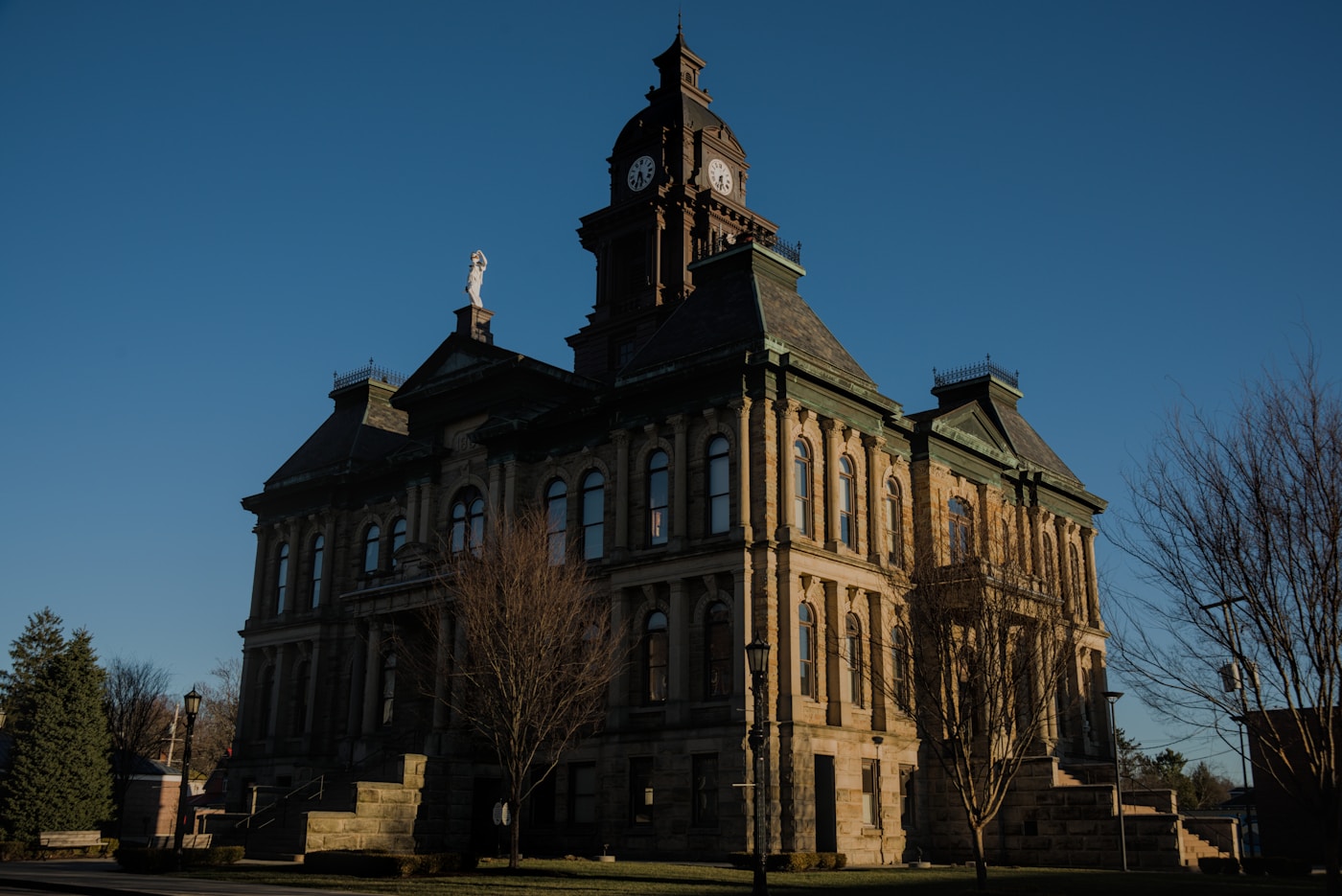 Historic courthouse building representing access to justice